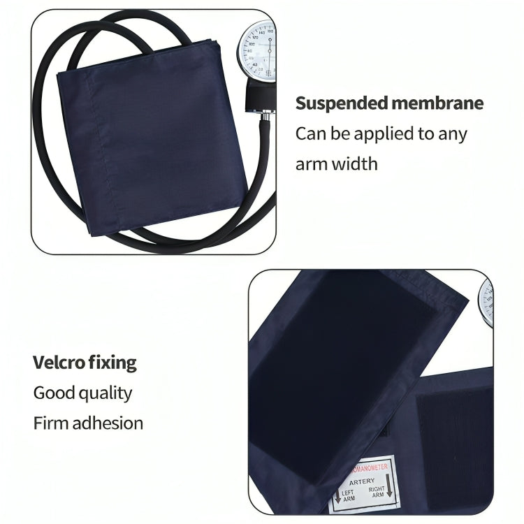 Mediwares Sphygmomanometer - Manual Blood Pressure kit with Adult Cuff, Stethoscope, Portable Leather Case