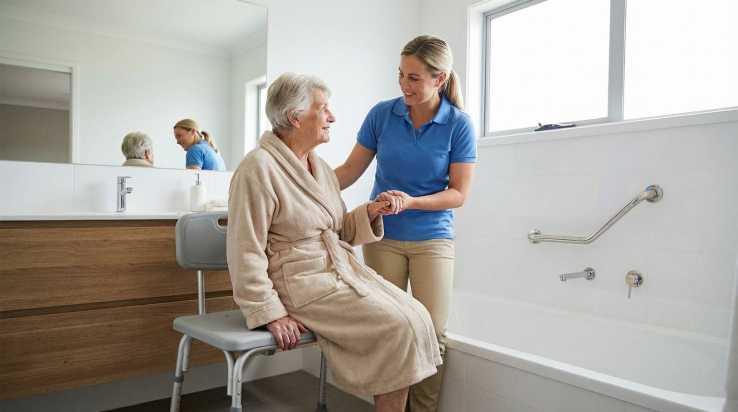 How an Adjustable Transfer Bench Chair Ensures Safe Baths for Seniors