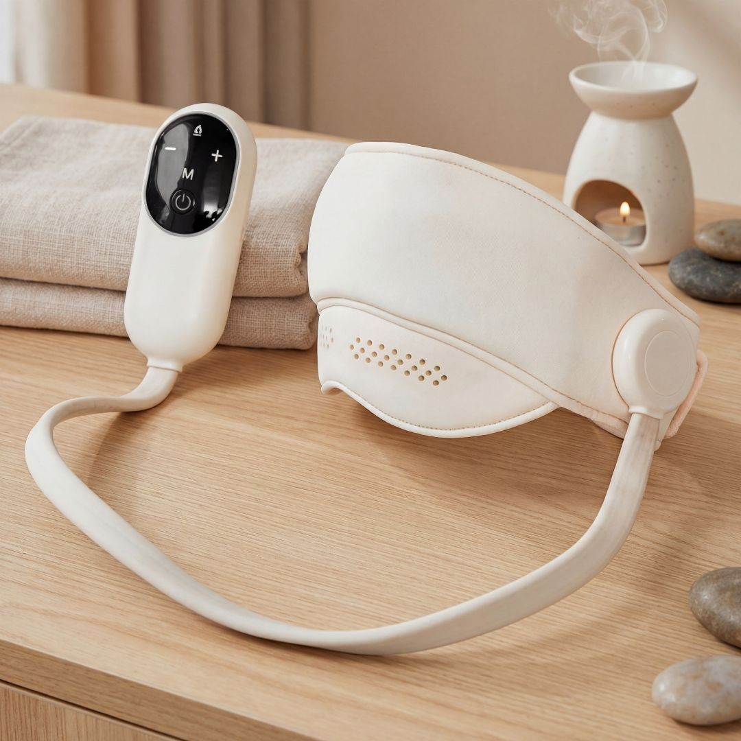 Smart Heated Head Compression & Eye Massager
