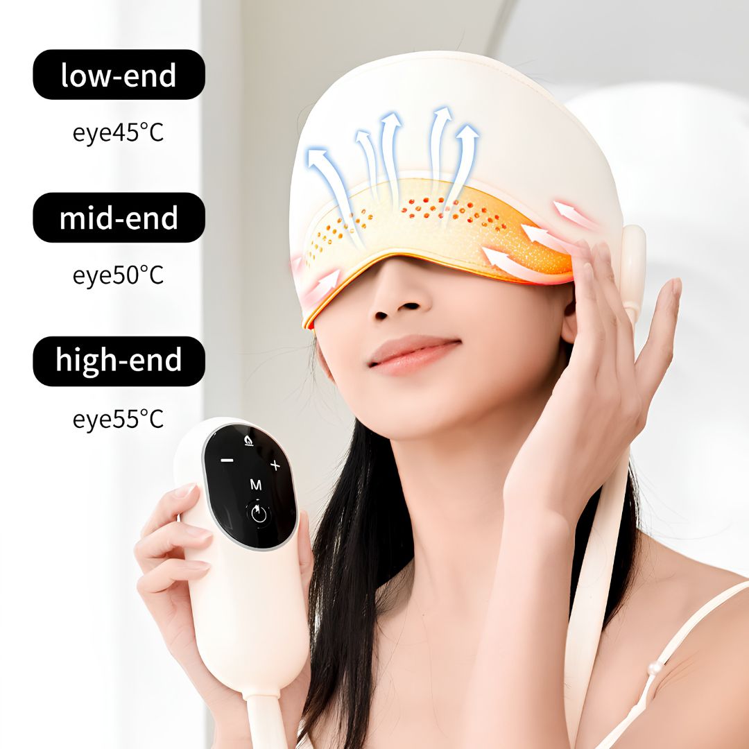 Smart Heated Head Compression & Eye Massager