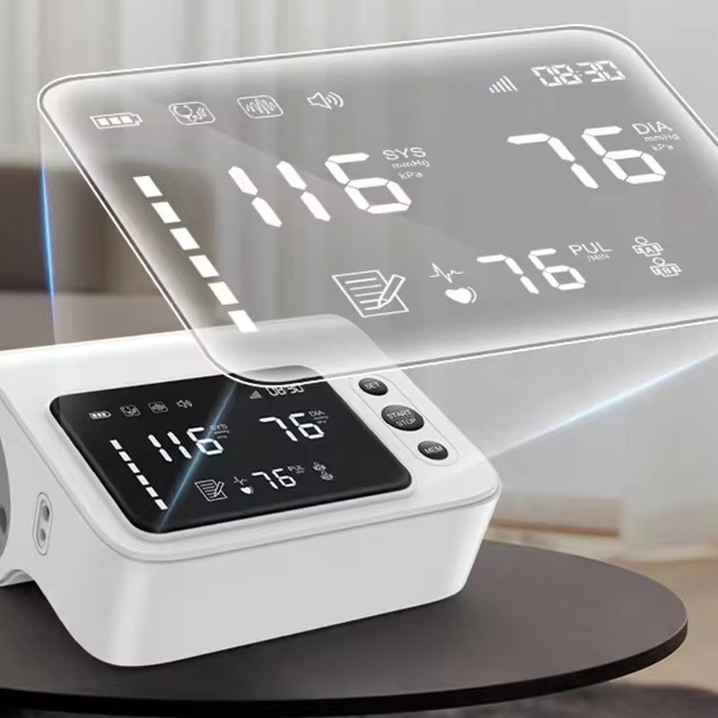 Portable Rechargeable Automatic BP Monitor With Voice