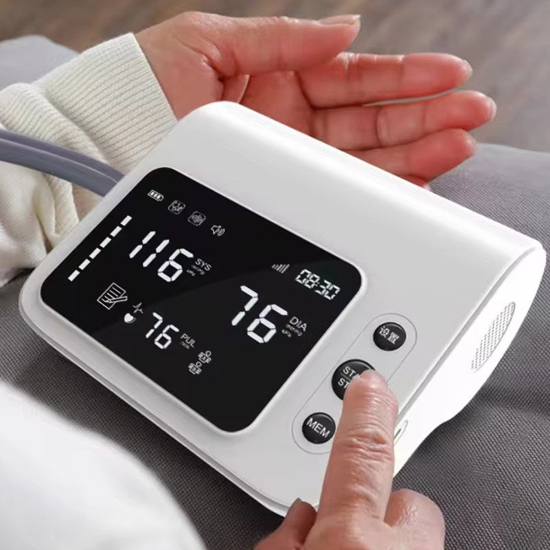 Portable Rechargeable Automatic BP Monitor With Voice