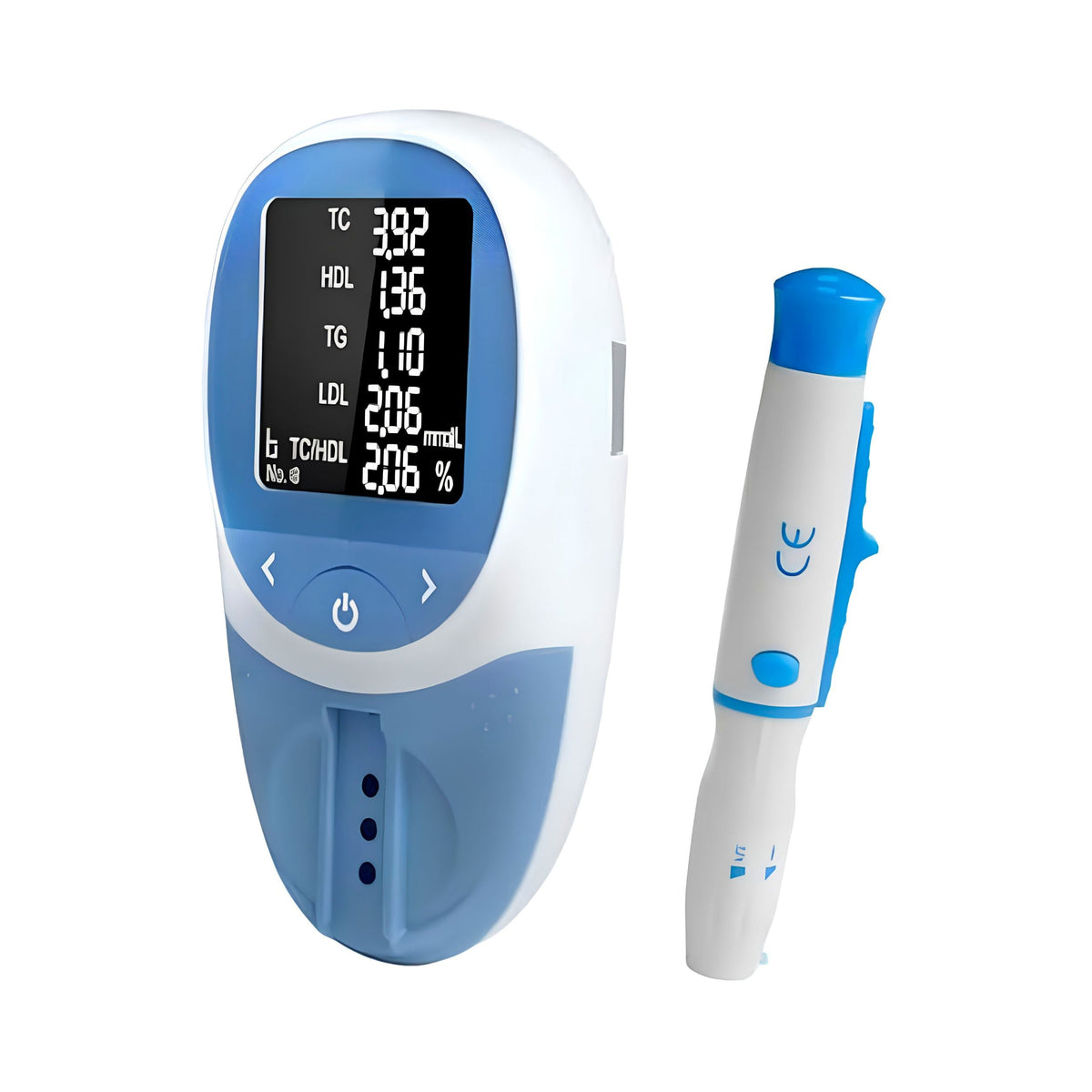 5-in-1 Cholesterol Test Machine | Lipid Profile Monitor Kit – TC HDL LDL, TC/HDL Triglycerides | Mediwares