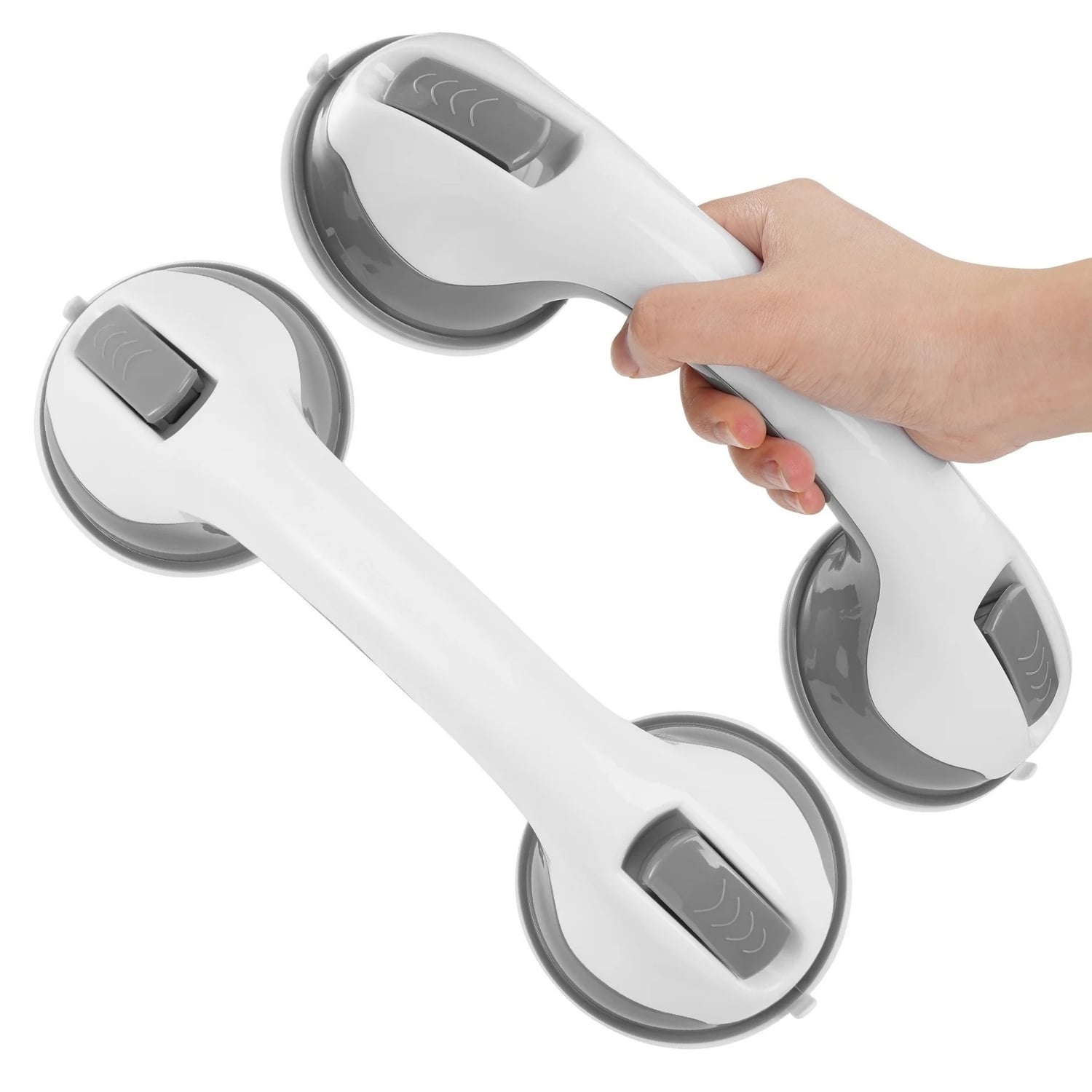 Heavy-Duty Suction Cup Shower Grab Bar | Non-Slip Bathroom Safety Handle for Elderly & Seniors