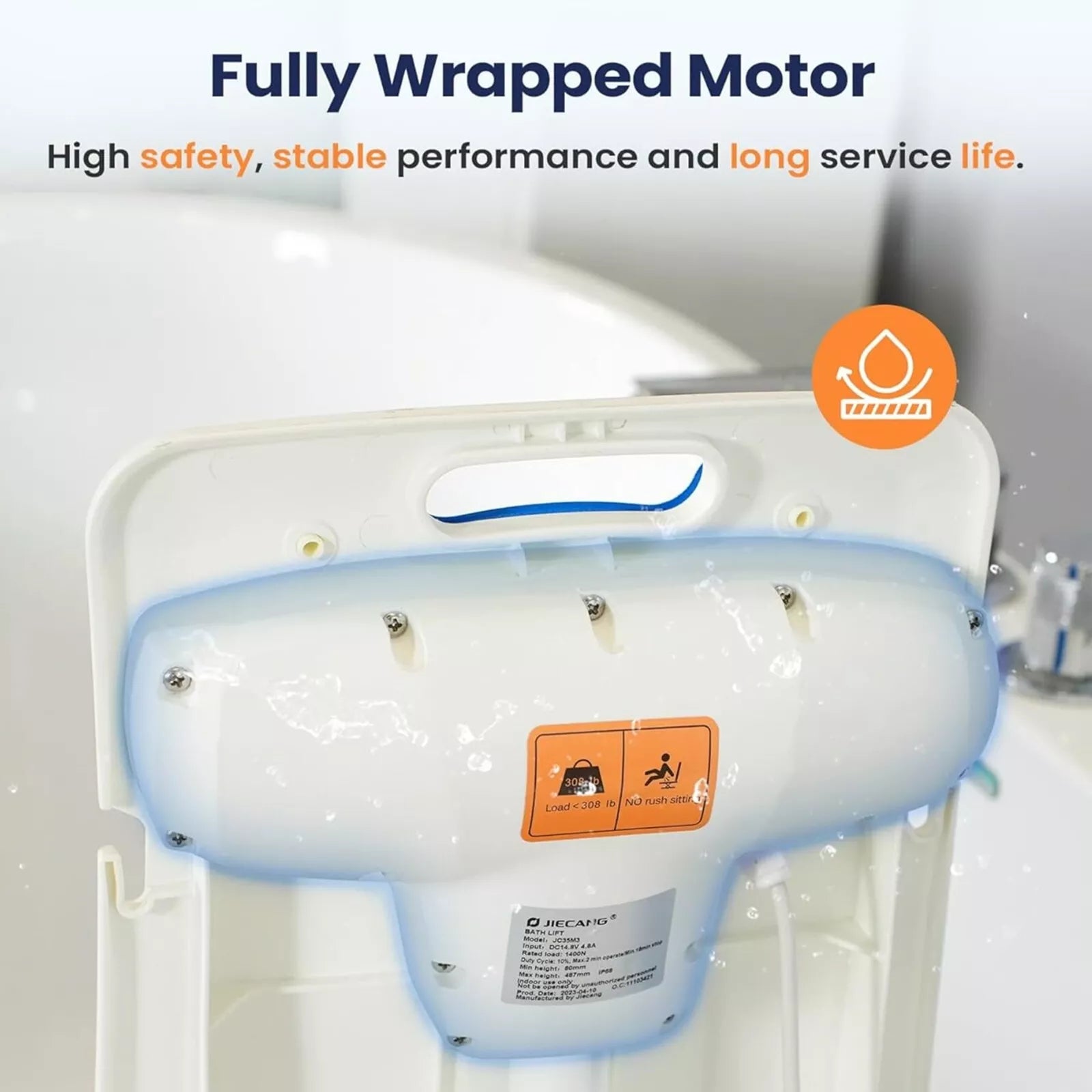Mediwares Electric Bath Lift Chair for Elderly