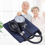 MediWares Sphygmomanometer - Manual Blood Pressure kit with Adult Cuff, Stethoscope, Portable Leather Case