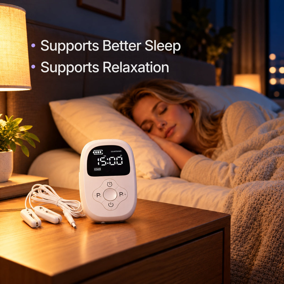Mediwares CES Vagus Nerve Stimulation device - Promote Relaxation, Deep sleep, Reduce Anxiety and Depression