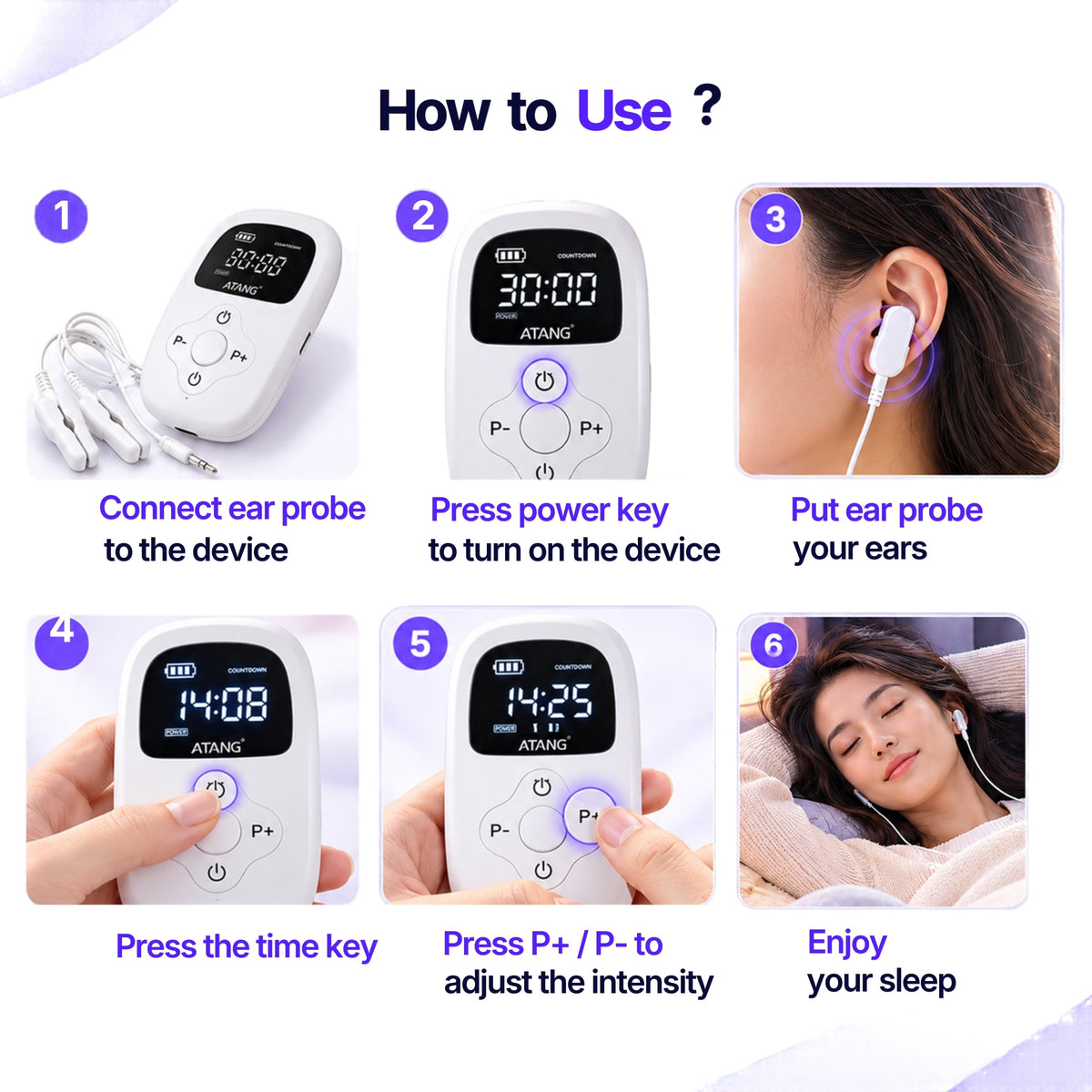 Mediwares CES Vagus Nerve Stimulation device - Promote Relaxation, Deep sleep, Reduce Anxiety and Depression