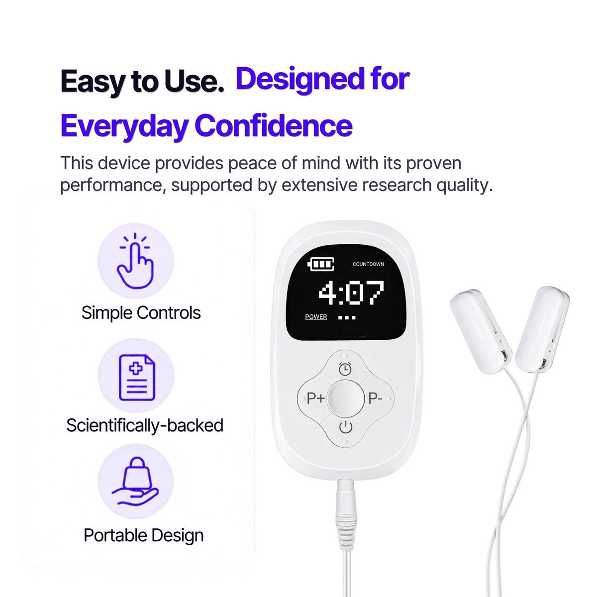Mediwares CES Vagus Nerve Stimulation device - Promote Relaxation, Deep sleep, Reduce Anxiety and Depression