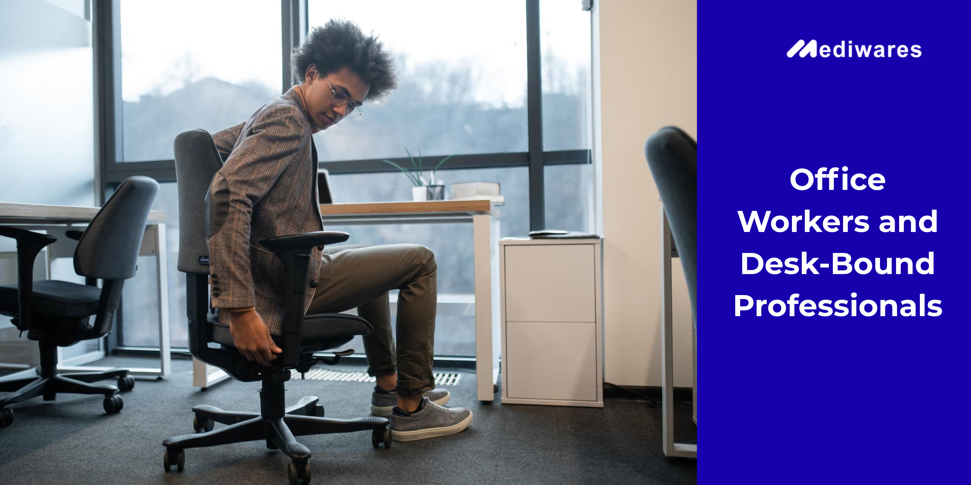 office workers and desk bound professionals