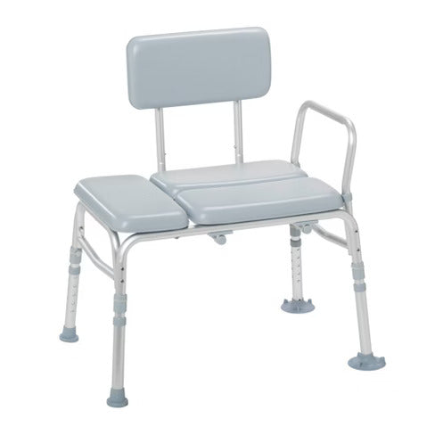 mediwares adjustable transfer bench chair for elderly