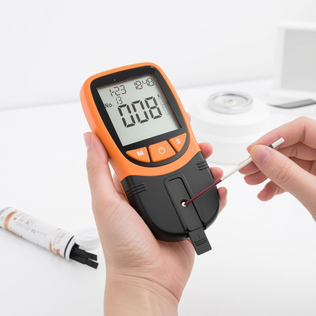 4-in-1 Cholesterol Test Machine | Lipid Profile Monitor Kit – TC HDL LDL Triglycerides | Mediwares