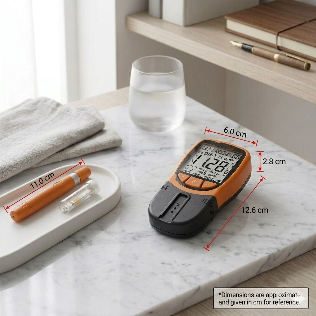 4-in-1 Cholesterol Test Machine | Lipid Profile Monitor Kit – TC HDL LDL Triglycerides | Mediwares