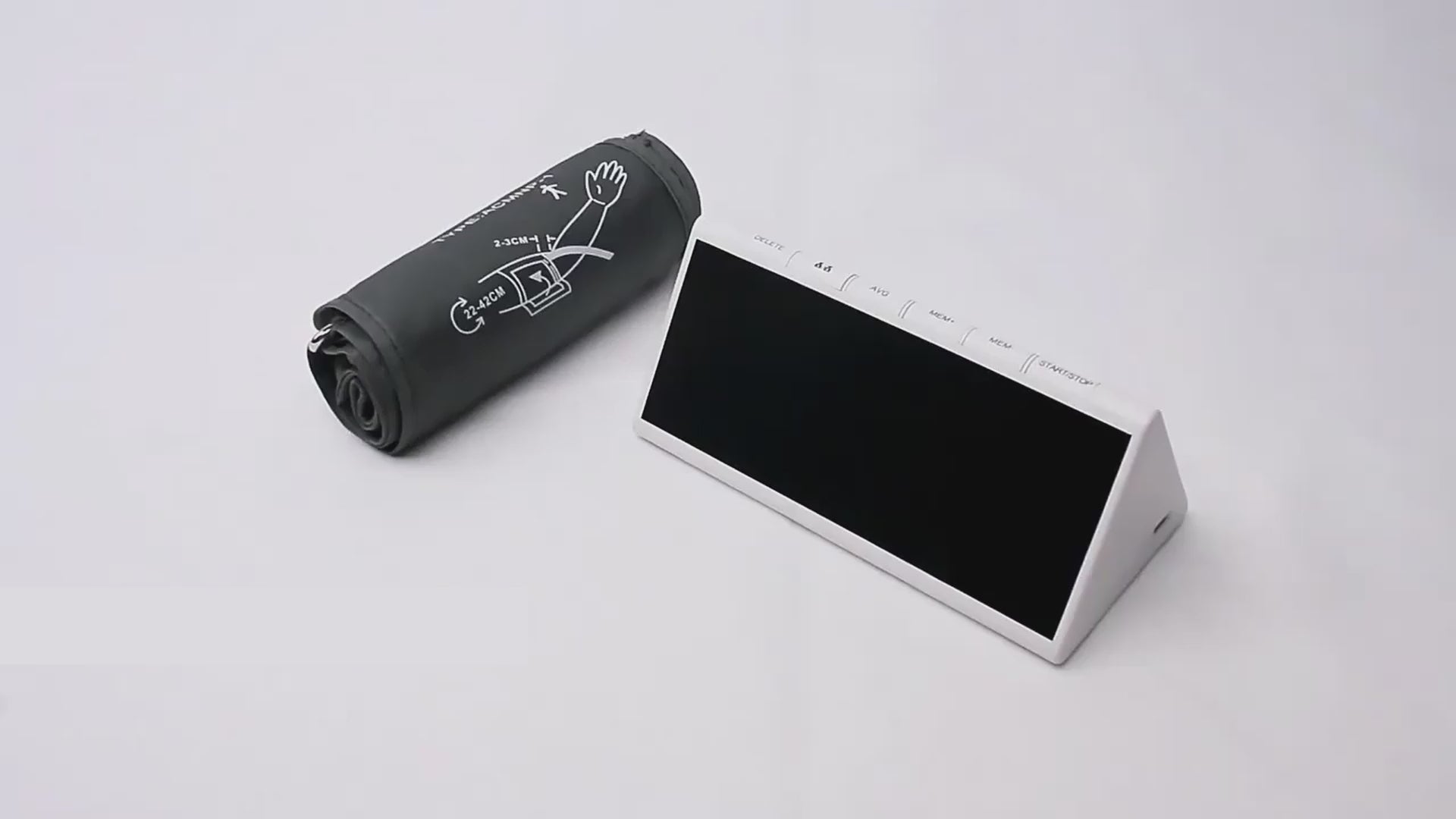 Load video: Mediwares Automatic Upper Arm Blood Pressure Monitor – Digital BP Machine with LED Display, Dual Memory, Arrhythmia Detection, USB Rechargeable