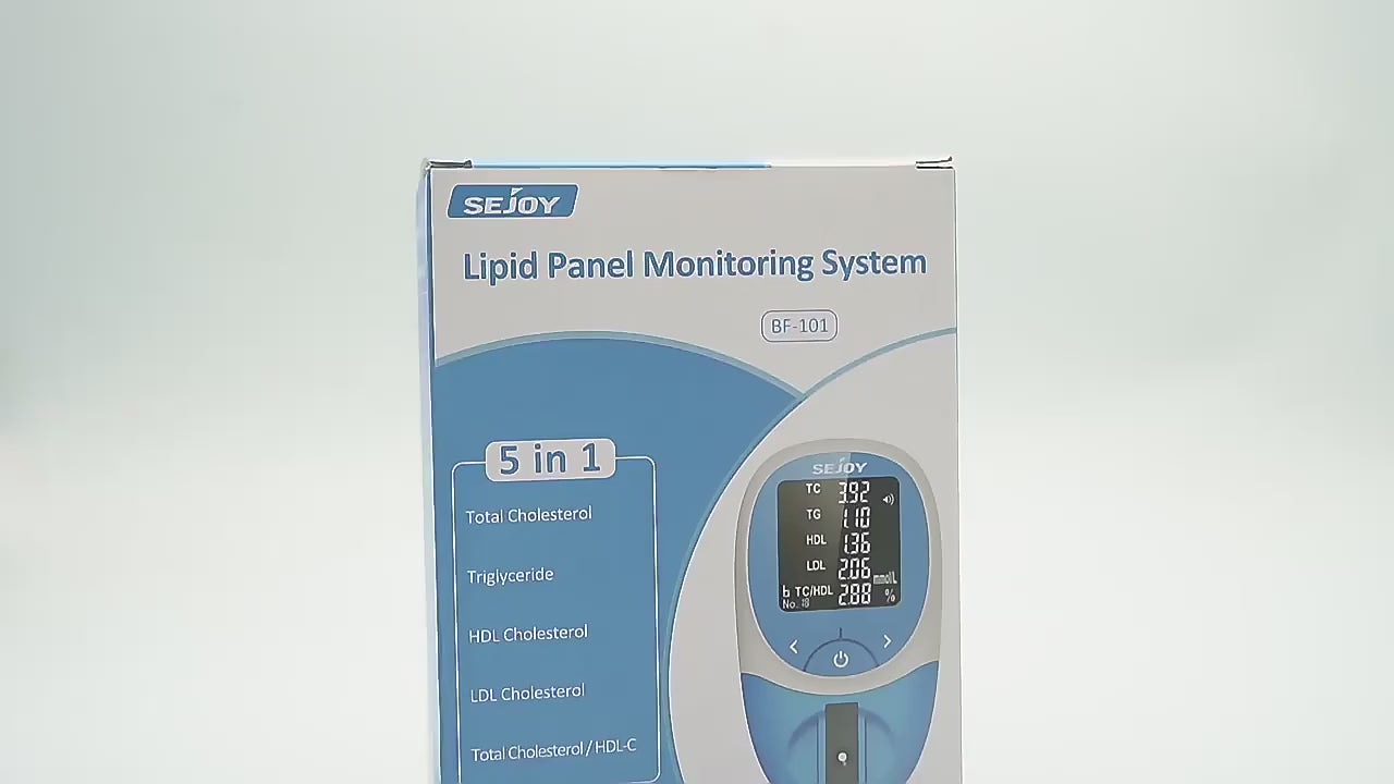 Load video: 5-in-1 Lipid Profile Analyzer