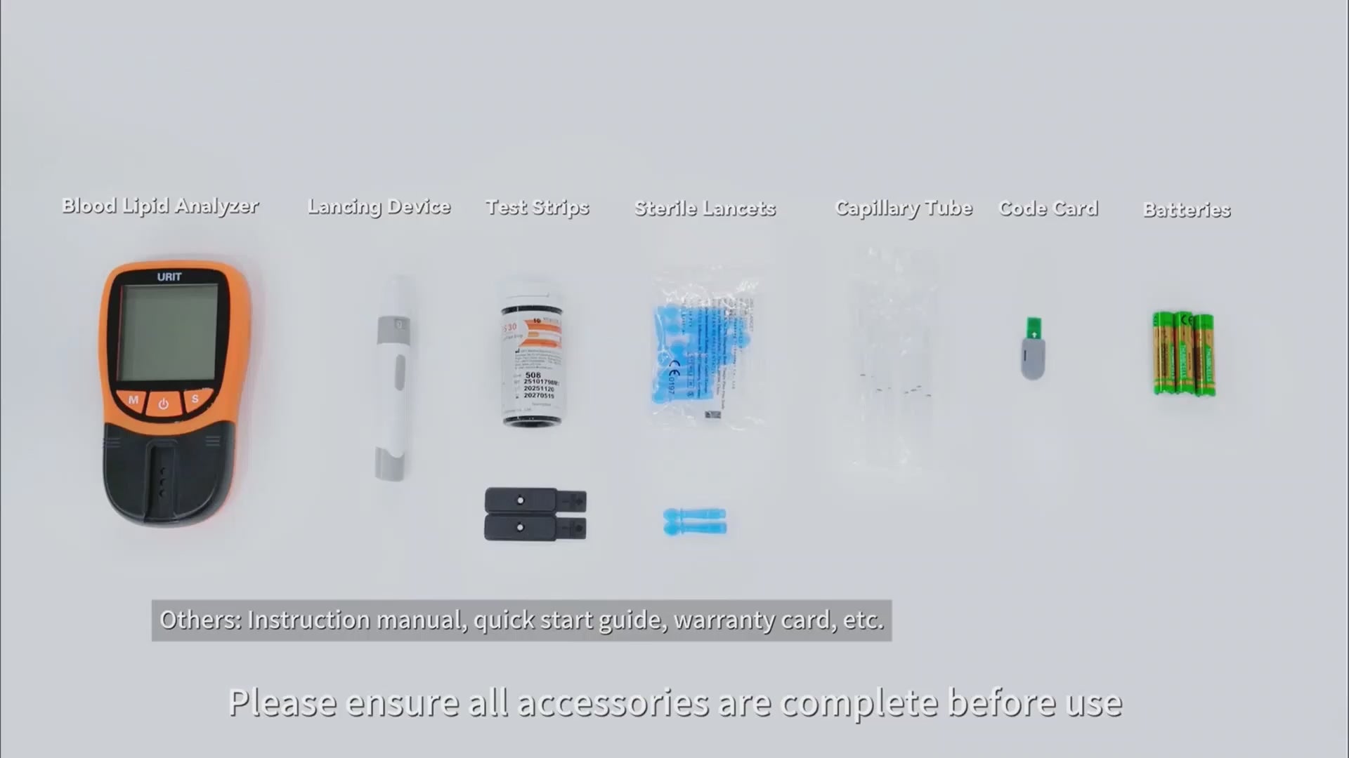 Load video: 4-in-1 Cholesterol Test Machine | Lipid Profile Monitor Kit – TC HDL LDL Triglycerides | Mediwares