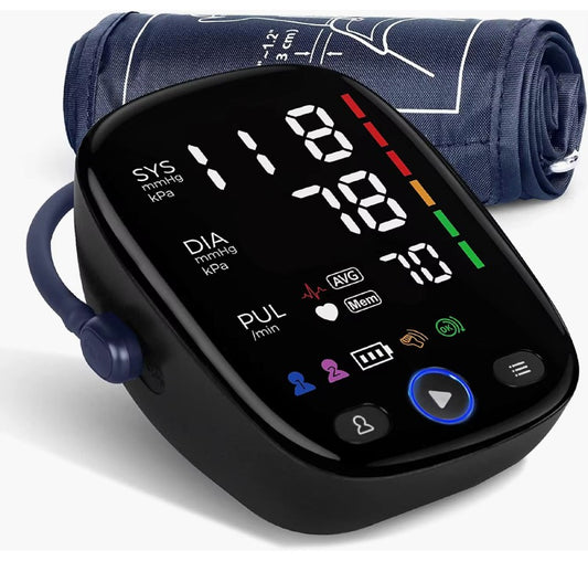 MediWares Blood Pressure Monitor for Upper Arm with Cuff and LED Display