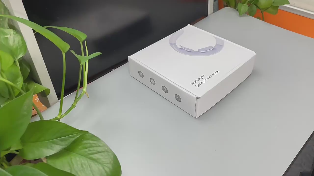 Load video: Mediwares Portable Cervical Neck Massager | Fast Relief for Neck Tension